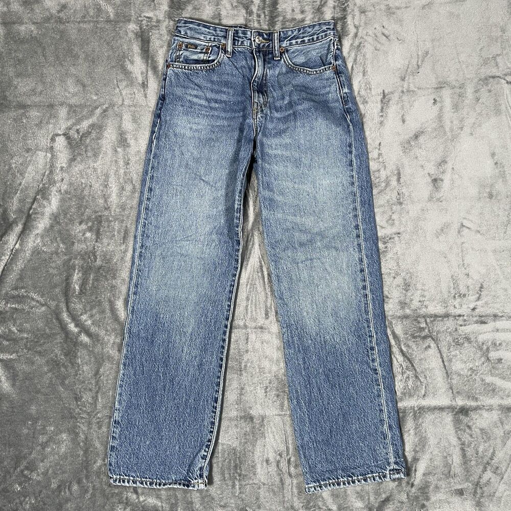 Polo Ralph Lauren Lynwood Relaxed Jeans Boys 14 Blue Straight Denim Medium Wash